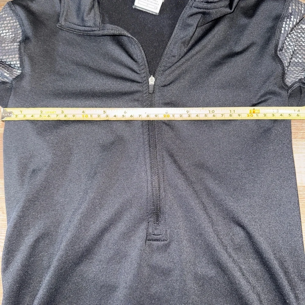 Nike Pro Hyperwarm Nordic Dri-FIT Half Zip Pullover Small Black Athletic Womens